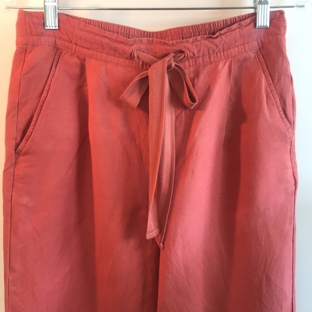 Philosophy Wide Leg Linen Pull Up Pants Size Small - Picture 4 of 13